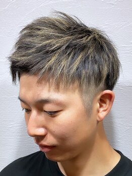 アークヘアーリンク 古川橋店(Arc hair Link)の写真/【カット+炭酸シャンプー¥4000】行く度にカッコ良くなれる◆再現性が高く、ON/OFFも簡単にキマる！