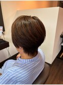 「ビフォーアフターあり」マッシュウルフ/ショートカット