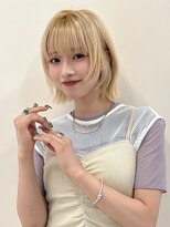 コレット 大宮(collet)&nbsp;大宮韓国タッセルヘイリー切りっぱなし前下がりウルフボブ1/20代