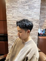 アールドボーテ 理容室(R de Beaute) 銀座 アイロンパーマ アップバングショート