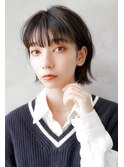 【GEEKS渋谷】黒髪ボブ/20代30代/春ヘア/小顔/切りっぱなしボブ