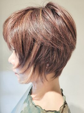 松本平太郎美容室 国立店 ダイヤモンドグラデーション×イノアカラー×ハイライト