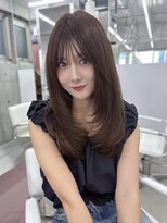 フォンズ(FONS)&nbsp;透明感ショコラグレージュ/ロングレイヤー/ワンカール/表参道