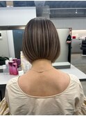 ハイライトバレイヤージュダブルカラーケアプリーチ30代40代