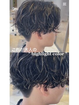 ラドンナ アデッソ(LA.DONNA addesso) 【大人男髪】大人のパーマ＆メッシュ