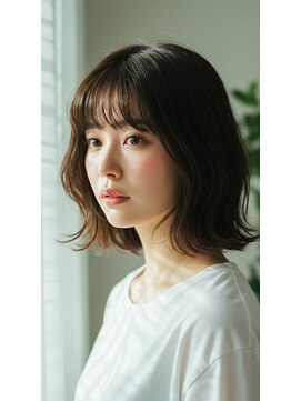 コトナ 越谷店 くびれレイヤーボブ＋40代50代髪型×越谷×ナチュラルブラウン