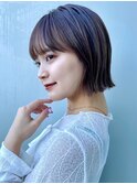 レイヤーボブ/顔まわりレイヤー/ボブ/外ハネボブ/小顔/表参道