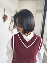 トーン(tone)&nbsp;ボブストレート/アッシュブラック