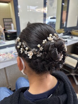 ヘッドショップパワープラス ヘアセット/ピアノの発表会/アップセット/ヘアアレンジ