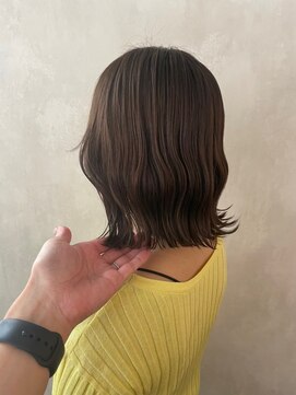 髪質改善/顔周りレイヤーカット/グレージュ[千葉/千葉駅]