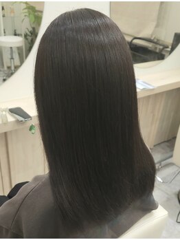 シャルム(Charm:e)の写真/【河内山本/髪質改善】自慢の髪質改善で気になる髪のお悩みを解消に導く◎自然なストレートヘアを実現☆