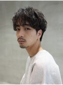 シャドウパーマスパイラルパーママッシュ大人メンズヘア