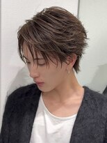 オーシャントーキョーオーバー 渋谷(OCEAN TOKYO OVER)&nbsp;韓国マッシュセンターパートツーブロックフェザーパーマシャドウ