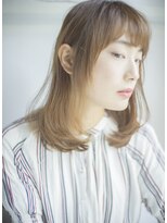 g r a i n canvas. 川崎/ショート/ボブ/髪質改善【グレイン】【5月1日~(予定)】 シンプルなセミロング/髪質改善/艶カラー/片平