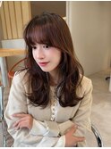 韓国風レイヤーカット/韓国巻き/ハッシュレイヤー【池袋美容室】