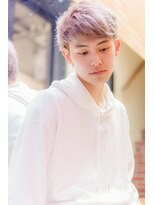 ヘアーズ ベリー 香椎店(hairs BERRY)&nbsp;BERRY/ツーブロック/束感/ハイトーン/ショート/メンズ