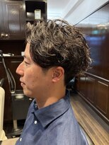 ザバーバー 渋谷(THE BARBER)&nbsp;2ブロックフェザーパーマ