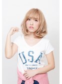 ふんわりカール×フェザーボブ　ＥＡＲＴＨ　八戸店