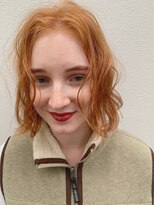 ソイ 下北沢(soi)&nbsp;ダメージレス　オレンジベージュ　ボブ