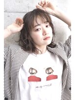 ファム(FAM)&nbsp;ウルフミディアム　ボブルフ　メルティカラー　代官山 中目黒