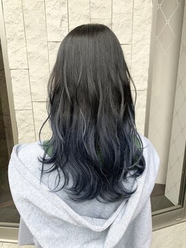 ガレリアエレガンテ 可児店(GALLARIA Elegante) #グラデーション　#ブラックブルー