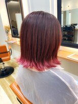 ロビー(LOBBY)&nbsp;『LOBBY』　裾カラー＊オリエンタルピンク