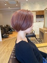 ソッリーソ ヘア(sorriso hair)&nbsp;【sorriso hair桜山】くびれショート☆ピンクベージュ