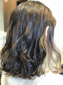 クシュ 所沢東口店(kusyu...) シークレットハイライト×透けバング×ブルーグレージュ×所沢