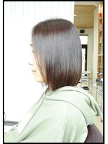 メタ(META) カット+META式酸性縮毛矯正ストレート+アルテマ酢酸カラー