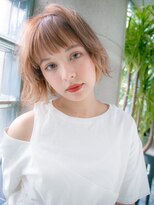 リリアン 表参道(relian)&nbsp;ミルクティーベージュ×切りっぱなし