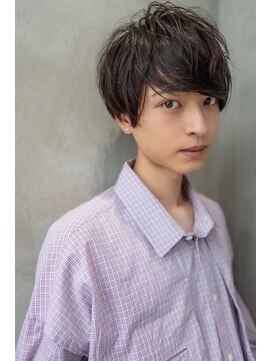 オースティン 登戸向ケ丘遊園(AUSTIN) ツイストパーマ七三オールバックマッシュウルフスリークショート