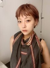 モカゲ(MOKAGE) pink short hair
