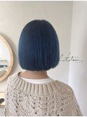 インディゴカラー×ボブ