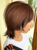 シー 岡崎(,SHE) ピンクベージュとローライト