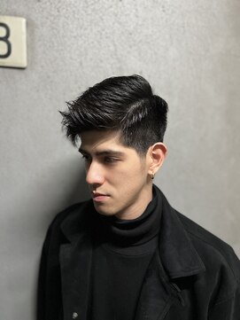 ヒロギンザ 浜松町店(HIRO GINZA) ヒロ銀座/外国人風かき上げアップバング 浜松町/大門/理容室