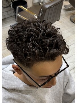 グルーマーズトウキョウ(GROOMER/S TOKYO) 韓国マッシュスペインカールスパイキーショートブルーブラック