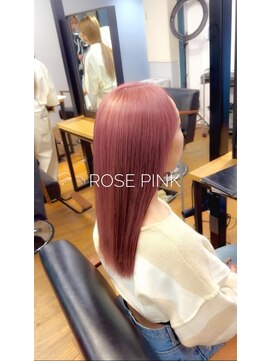 ヘアカロン 熊本下通店(Hair CALON) ピンクベージュダブルカラーインナーカラーケアブリーチ