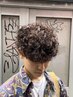スタイリスト　メンズカット＋メンズパーマ　￥11800円　■学割あり
