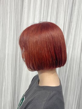 メゾンセブンルックス 宇都宮簗瀬店(Maison 7LOOKS) ボブカット＋オレンジカラー！《手塚》