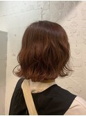 ブリーチなし!ピンクベージュ