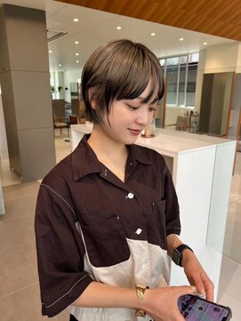 ローレンアオ(LOREN AO) 黒髪/ボブルフ/ネビージュ/小顔/ワンレン/矢場町/髪質改善/前髪