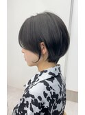 黒髪カタログ/ボブルフ/小顔に見せるヘア/ワンレン