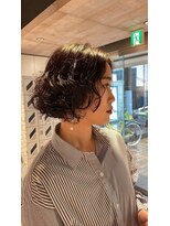 イーチ 吉祥寺(EACH)&nbsp;【上條実織】くるくるパーマボブスタイル