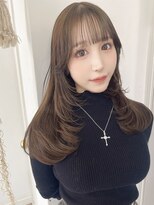 シンク オモテサンドウ(sync omotesando)&nbsp;アッシュベージュ/レイヤーカット/ハッシュカット/韓国ヘア