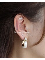 ライズ ネックス ザ サロン 渋谷(LIZE nex the salon) 【MOE】トレンド♪チタン粒耳ジュエリー
