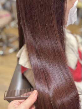 アンケア(an care)の写真/髪質改善に力を入れているサロン☆ダメージレスに、しっとりまとまる自然なストレートヘアへと導きます！