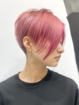 ピークアブー 原宿ハラカド(PEEK-A-BOO) 前下がりショート/ショートヘア/デザインカラー/PEEKABOO