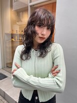 メルト 西梅田店(melt)&nbsp;媚びないミディ、大人ウルフパーマ