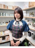 透明感ボブ