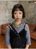 オン眉ボブパーマ!